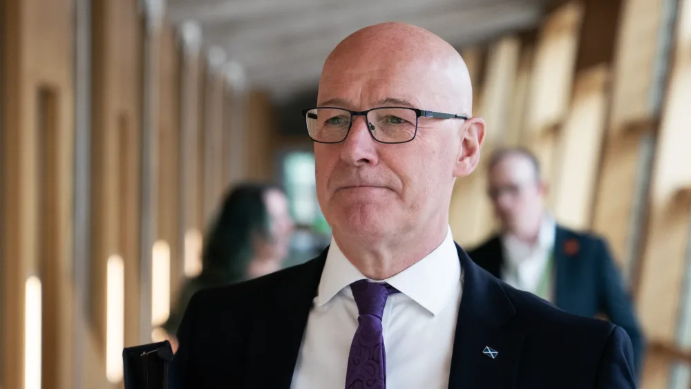 John Swinney in the Scottish Parliament