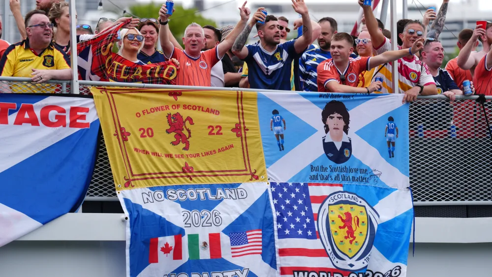 Tartan Army march – FIFA World Cup 2026 – Tuesday June 23