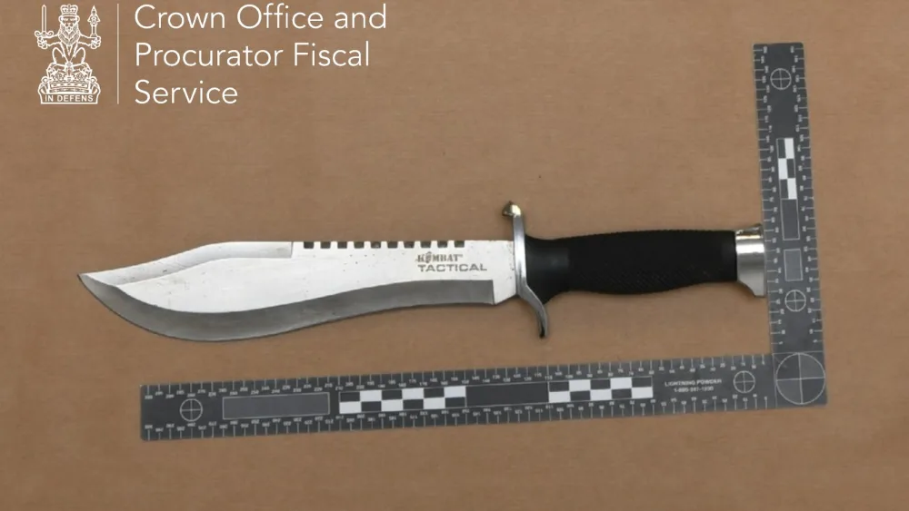 The knife used in the murder of John McNab