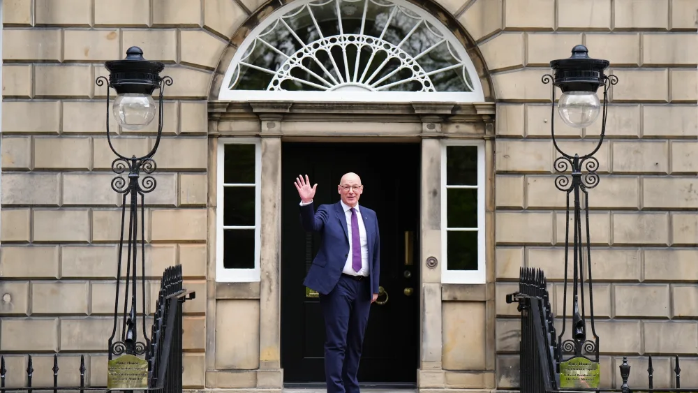 Tuesday’s debate at Holyrood takes place a week after the SNP leader was formally voted back in as Scotland’s First Minister. (Jane Barlow/PA)