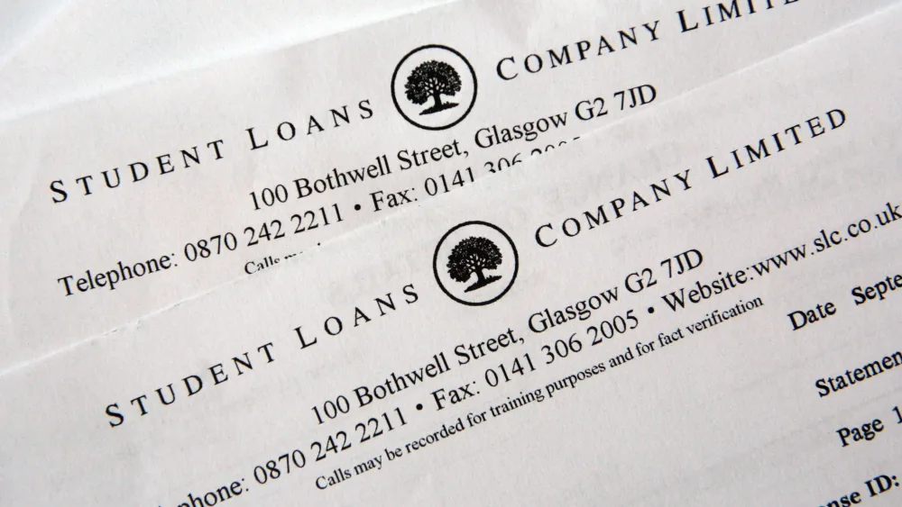 Statements from Student Loans Company Limited.