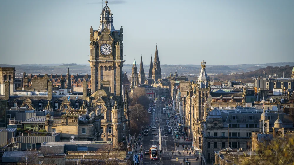 The Edinburgh skyline