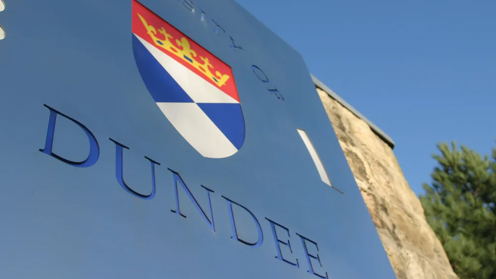 University of Dundee signage