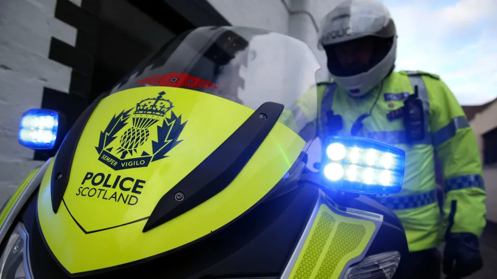Police Scotland motorbike